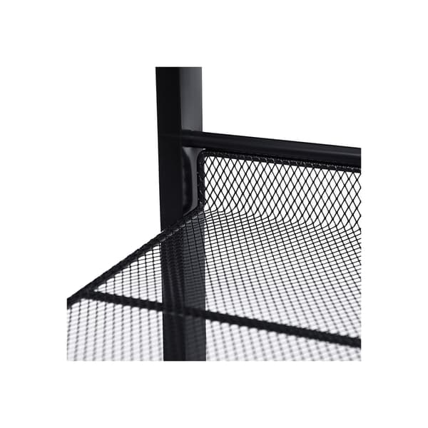 Skoreol, 74x30.5x103.8 cm, Sort