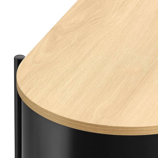 Konsolbord, FSB102-SCH, 110x39x76 cm, Træ og Sort