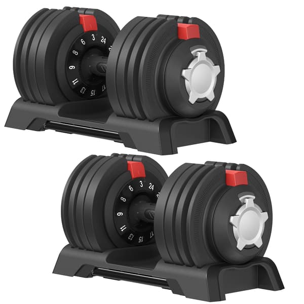 Hantlar 2 set, justerbar, 12-i-1