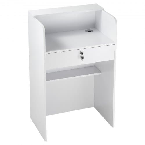 Reception Disk, 60x40x96 cm, Hvid