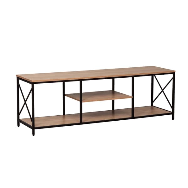 TV-bord 140x40x46,5 cm Eg Sort