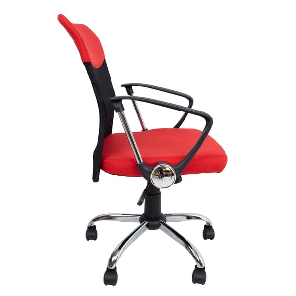 Kontorstol DARIUS 57x57x93-103 cm Rød