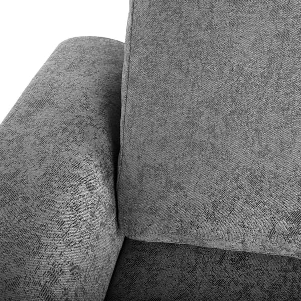 Hörnbäddsoffa INGA 217x160x88 cm Grå Tyg