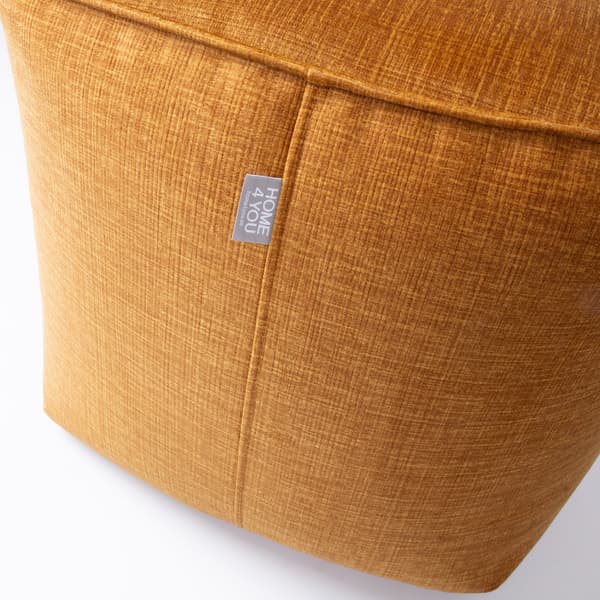 Puf VOSS 55x55x45 cm okker stof