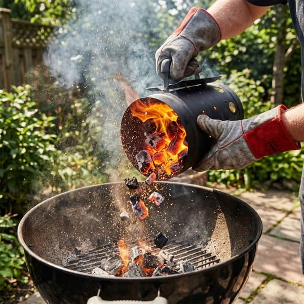 BBQ Tändrör 27x24x16 cm Svart Stål, Kodustaar