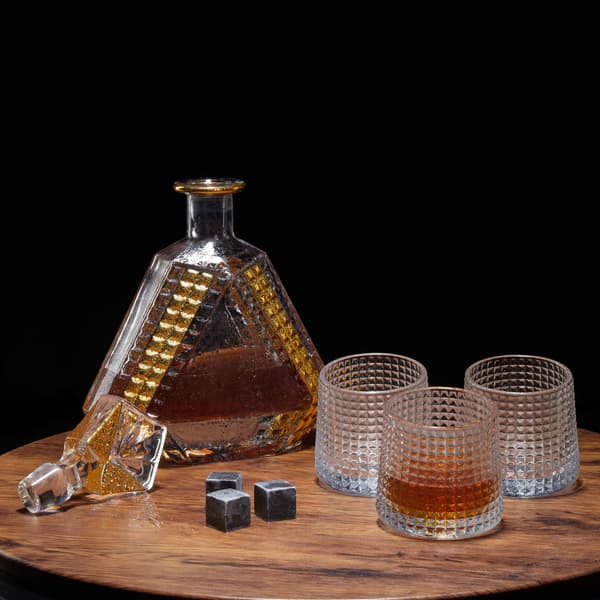 Whiskyglas Set, 7,5x8 cm, Transparent, Glas, Kodustaar