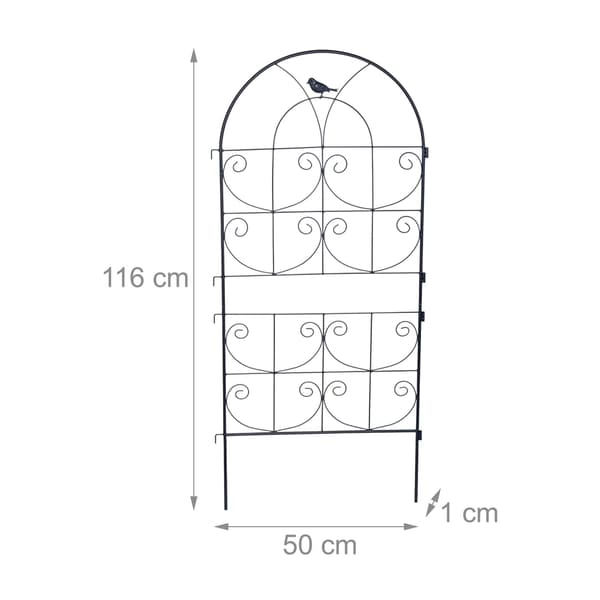 Trellis Set Stål Svart, Kodustaar