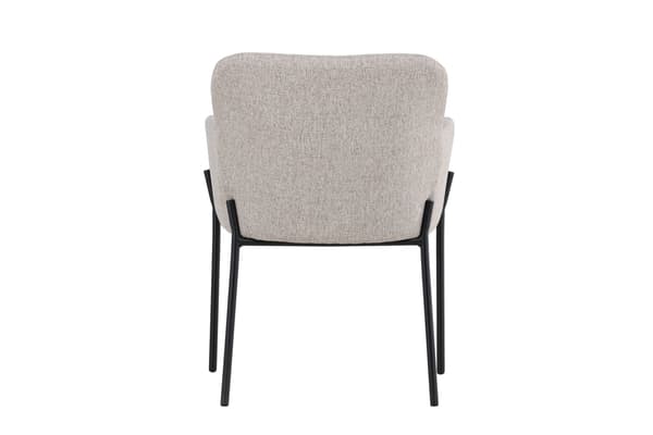 Spisebordsstol Vätö 51x55 cm Beige stål