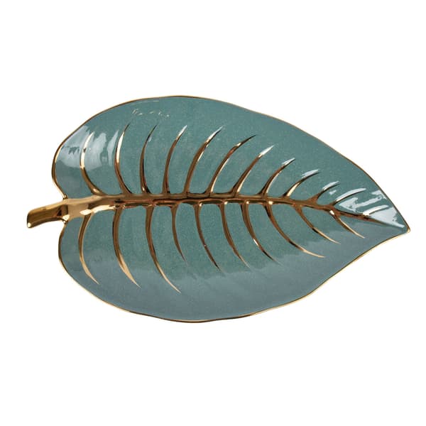 Tallrik LA LEAF 39,5x23 cm keramik