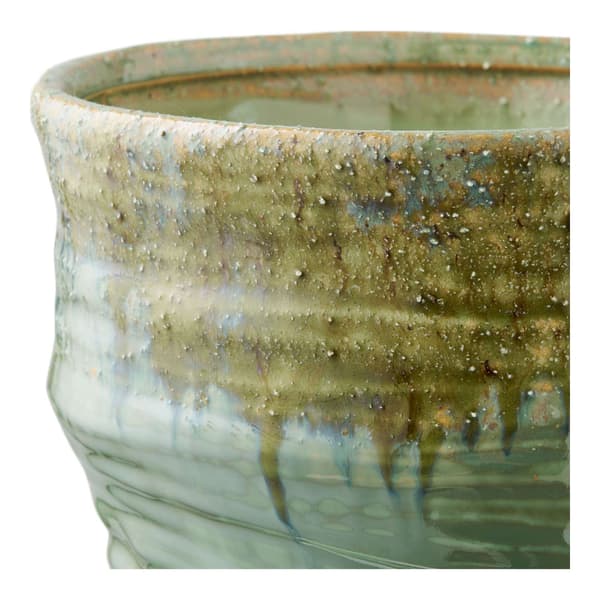 Vase 22x22x34,5 cm Grøn Keramik
