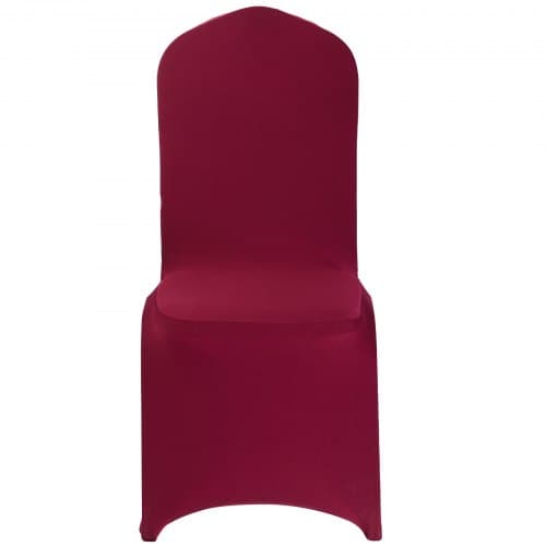 Stolsöverdrag, 50-pack, 51x45x95 cm, vinröd, polyester spandex