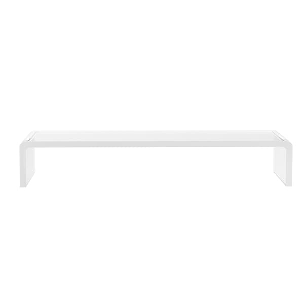 Bildskärmsställ, 53x19x9 cm, Transparent
