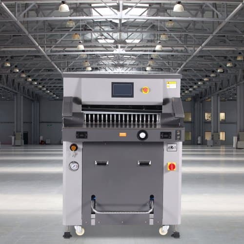 Elektrisk hydraulisk papirkutter, 1040x1430x1410 cm, touchscreen