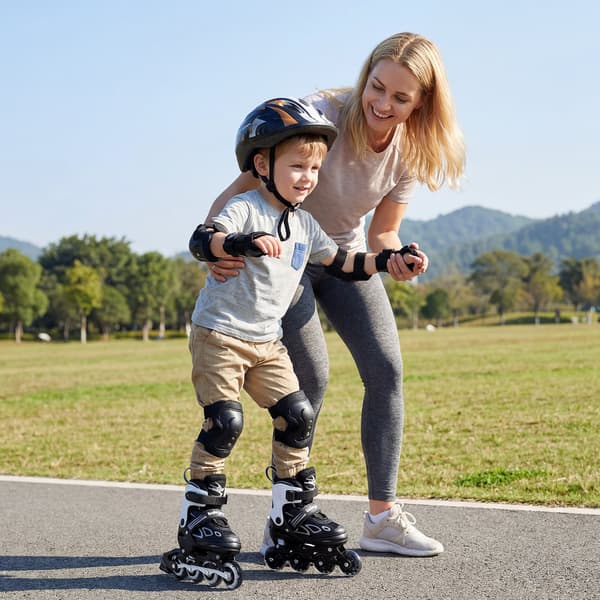 Justerbare Inline Rulleskøjter til Børn, Sort