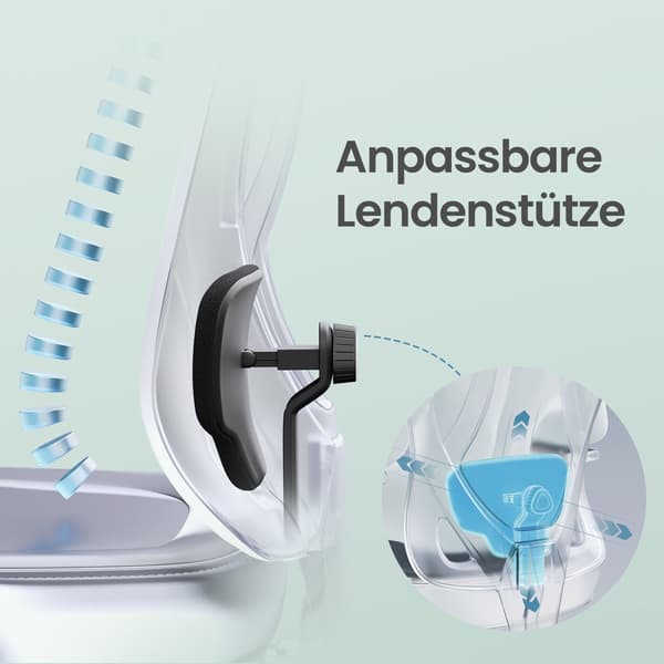 Kontorstol, 70x70x112-136 cm, Sort, Justerbar