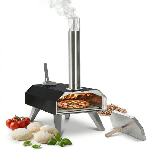 Bordmodel pellet-pizzaovn med sten, Kodustaar