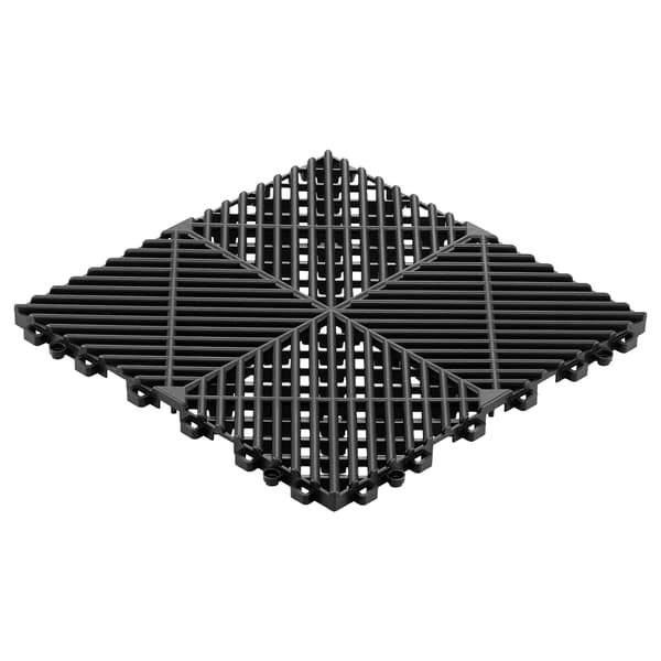 Dræn måtte 31x31 cm Sort PP materiale
