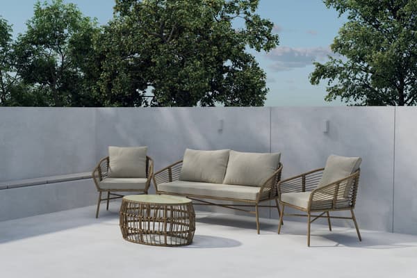 Sofasæt Lipari brun beige