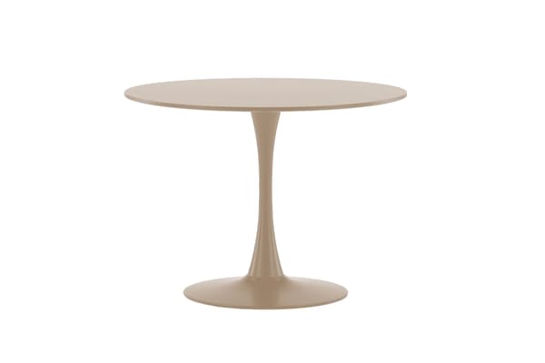 Spisebord 100x75 cm Beige MDF Stål