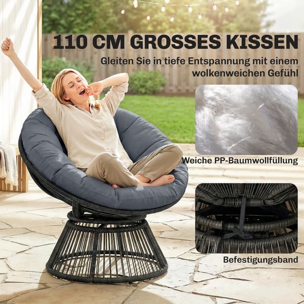 Lounge stol 93x81x87 cm grå stålramme