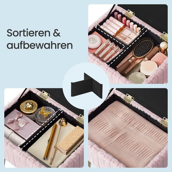 Skammel 30x40x50 cm Grå Polstret