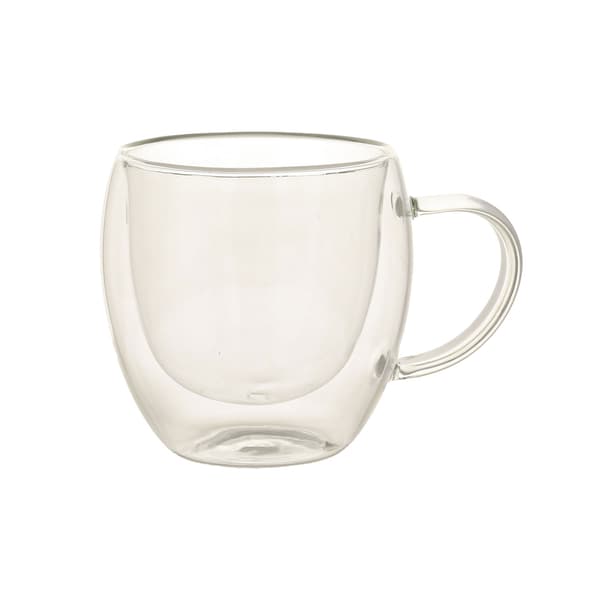 Mugg 200 ml Glas Dubbelväggig