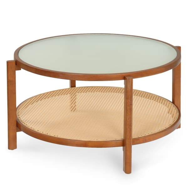 Sofabord 89x89x46 cm valnød