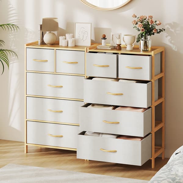Kommode, 58.4x30.5x94 cm, Natur, Bambus