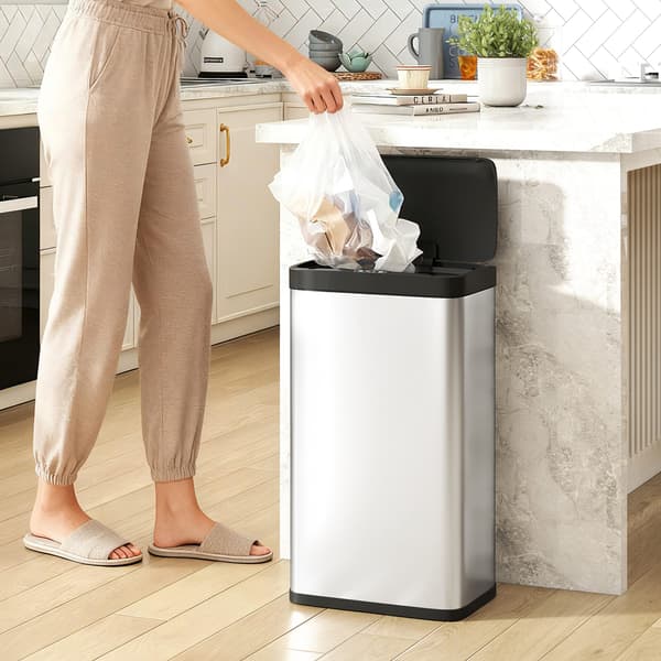Sensor-soptunna 45 L 38x25,5x67,5 cm silver