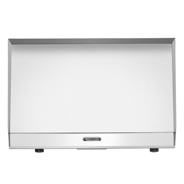 Elektrisk stegeplade, 72,5x40 cm, rustfrit stål, flad topgrill