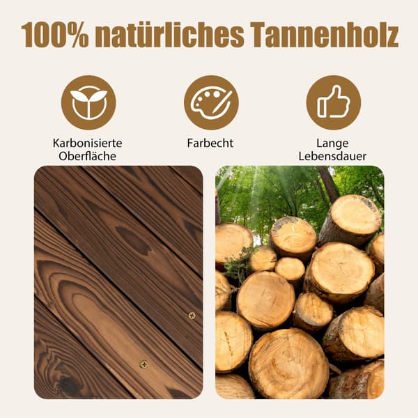 Havebro 171x76,5x58,5 cm brun