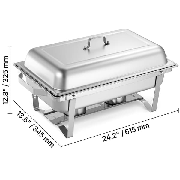 Chafing Dish Set, 6-pack, 61,5x34,5x32,5 cm, rostfritt stål