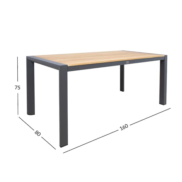 Bord Tampere 160x80x75 cm teak