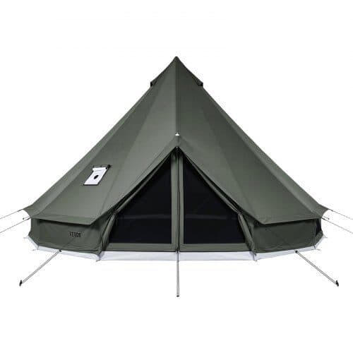 Canvas Bell Tent 3 m mørkegrøn