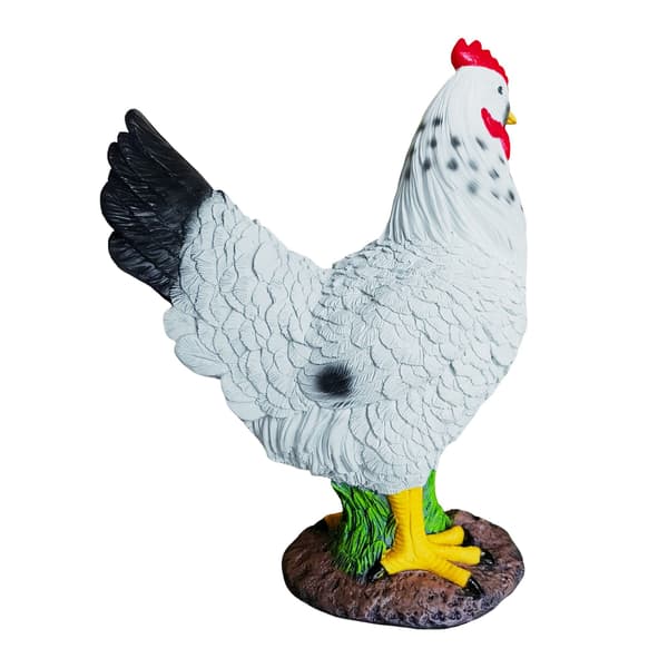 Havefigur Høne Polyresin dekorativ, Kodustaar