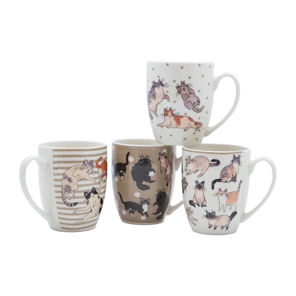 Mugg 8x10,5 cm, Cat, keramik