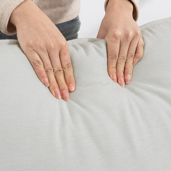 Soffa 146x84x95 cm Krämvit Chenilleklädsel