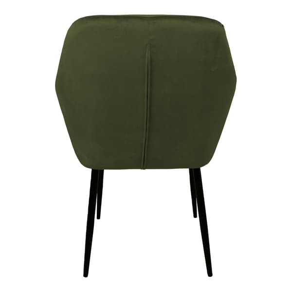 Stol Evelin 58x59x81 cm Grön Sammet