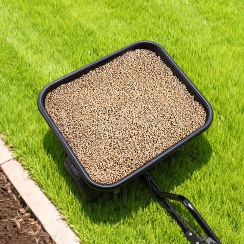 Plænespreder, 940x570x660 mm, 38,6 kg, Sort, Stål