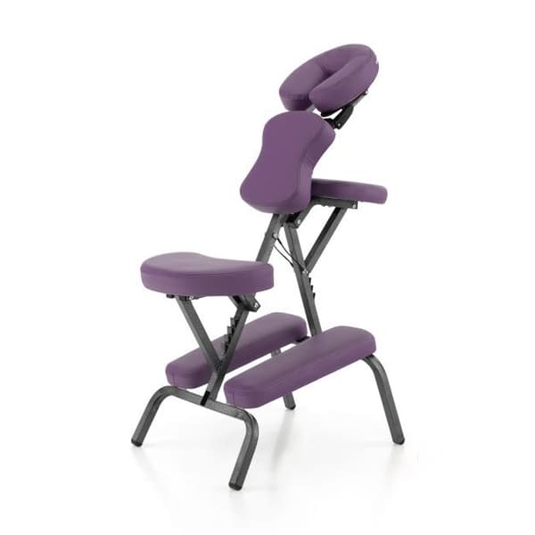 Massagestol, 48x75x110-120 cm, Sort
