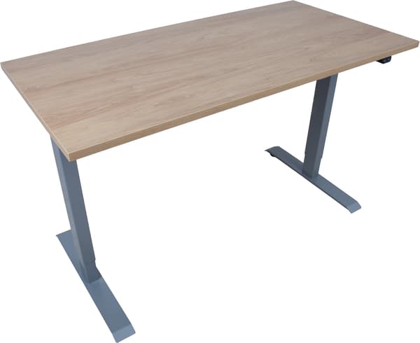 Skrivebord 140x70x71-121 cm Hickory Justerbart