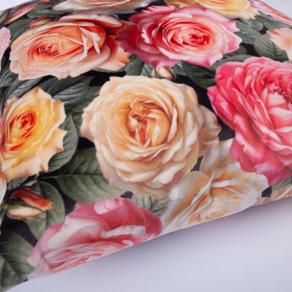 Pude 45x45 cm Rose Fløjl – 45x45cm