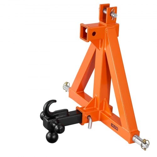 Trailertræk 550x165x545 mm Orange Stål