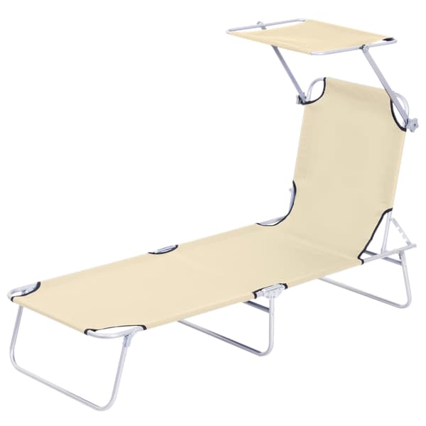 Solstol, 187x58x36 cm, Beige