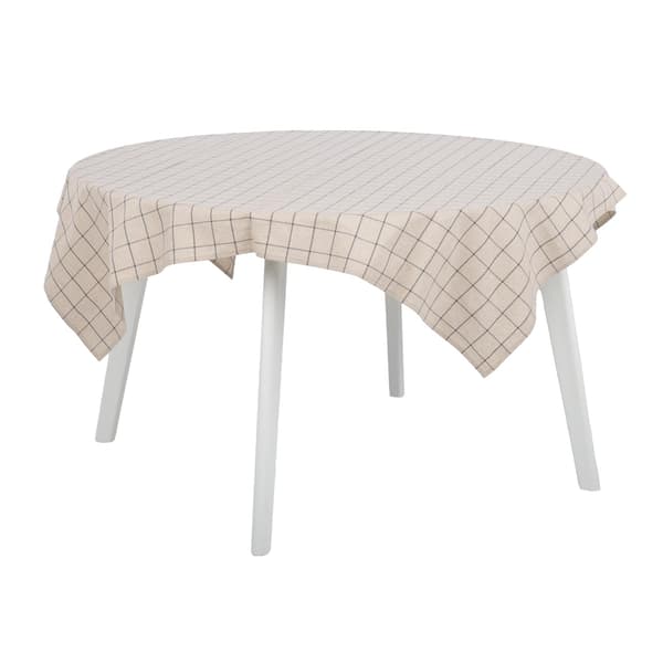 Pöytätabletti 136x136 cm Pellava