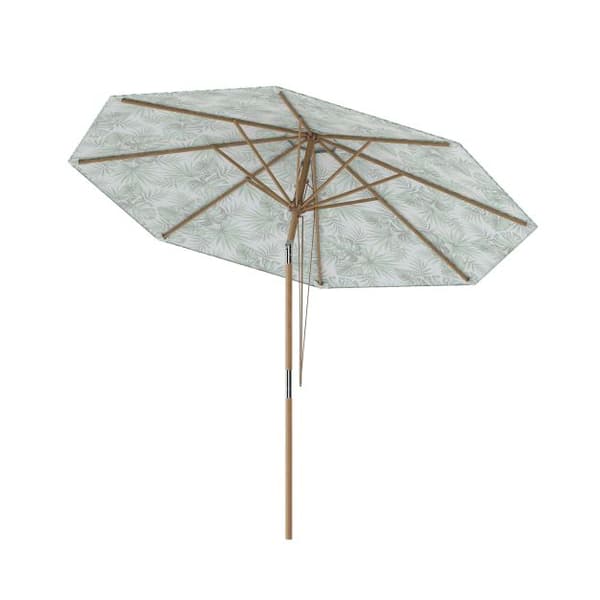 Terrasseparasol 270x270x254 cm grøn