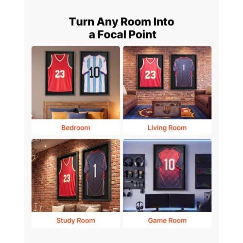 Jersey udstillingskasse 90x70x4 cm sort