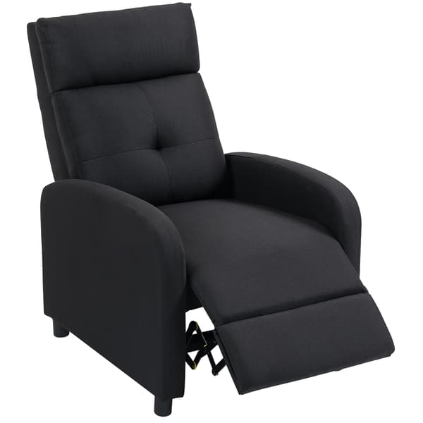 Lænestol 67x87x98 cm Sort Polyester