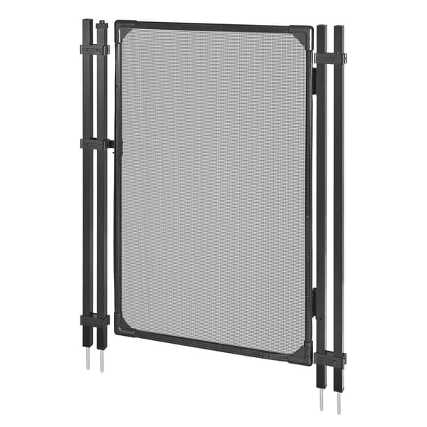 Poolgrind 120x75 cm Svart PVC-nät