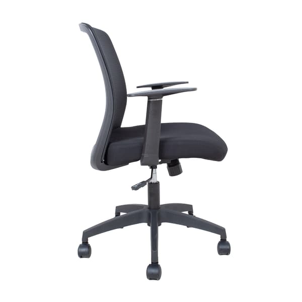 Kontorstol FARO 62x56x87-95 cm Sort